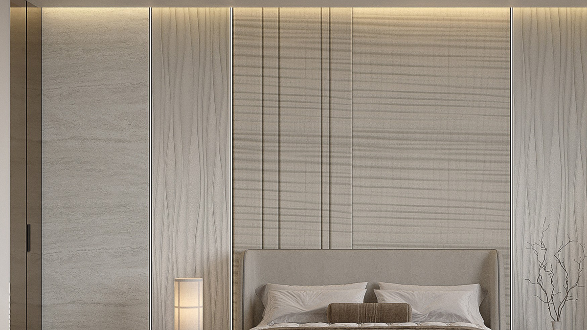 Arco Large Ribbed WPC Wall Panels