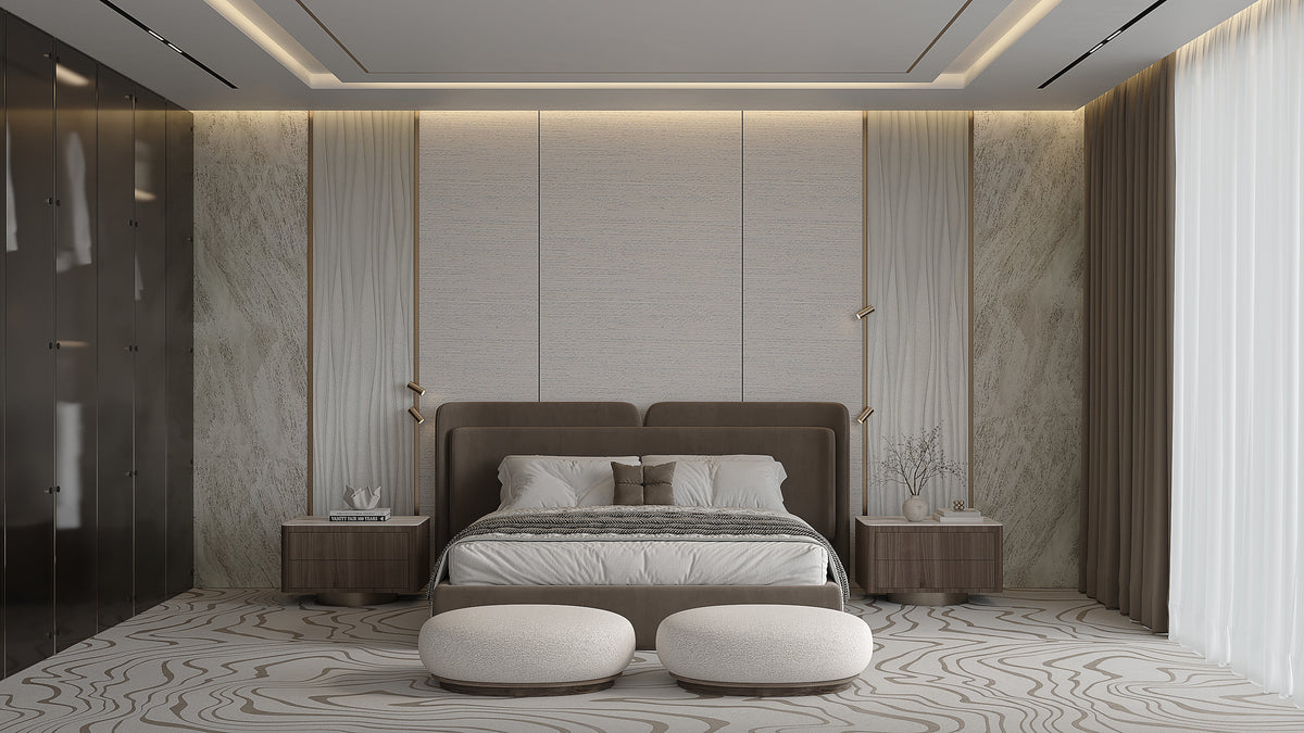 Cladding Linen Texture Lawhat Wall Panels & Interior Cladding Solutions UAE