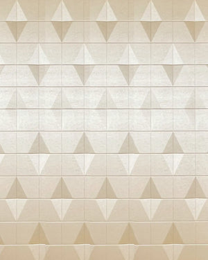 Rose champagne prism fabric wall panel