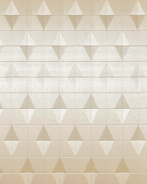 Rose champagne prism fabric wall panel