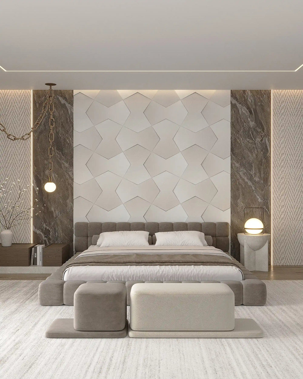 Mosaic Wall Panels with Tile Effect Design