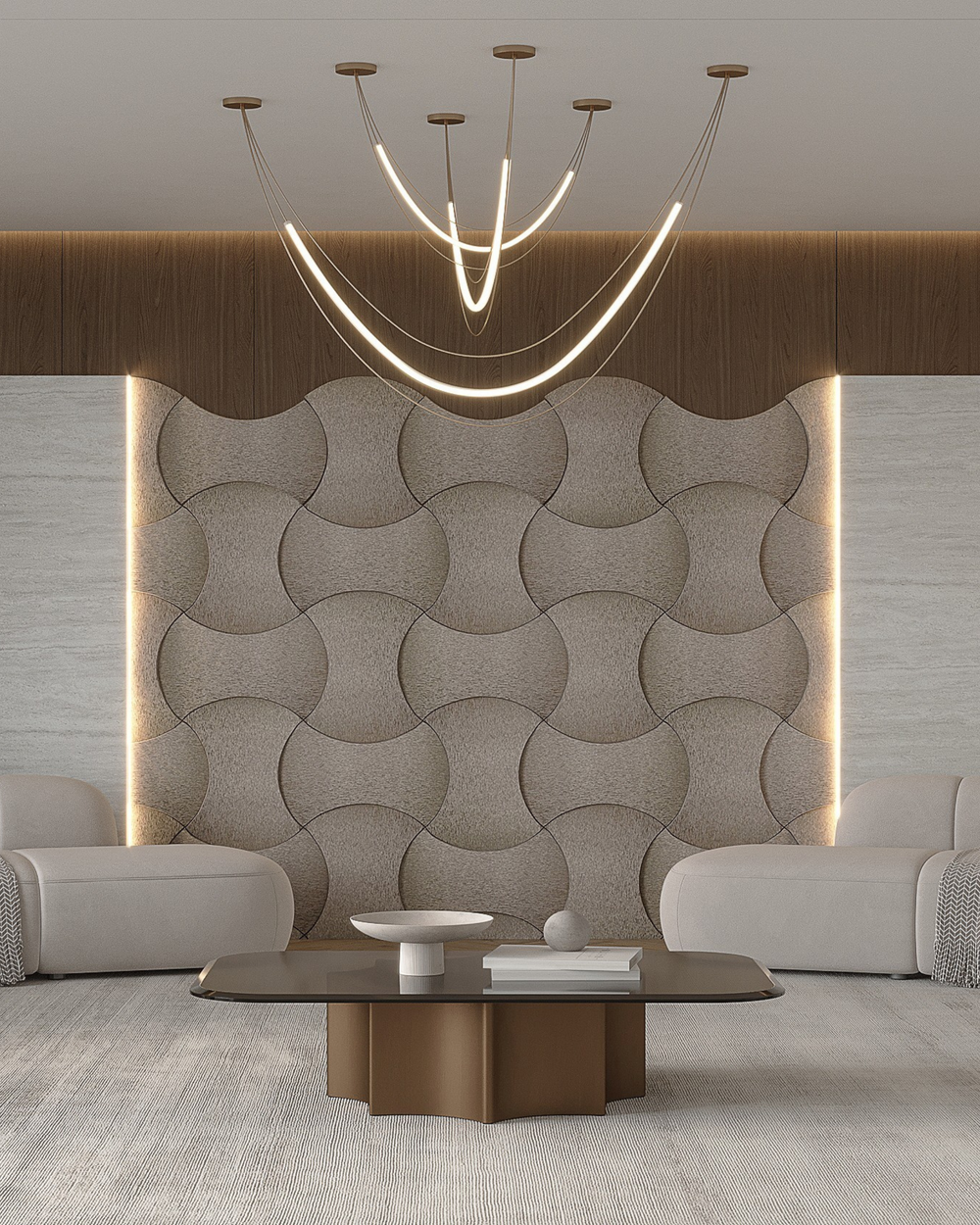 Estelle (Champagne) - Fabric Mosaic