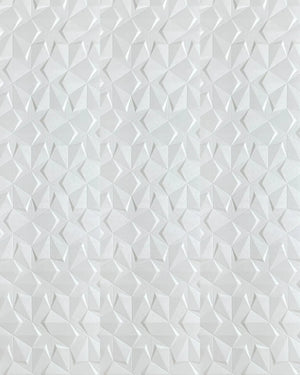 Vanilla crystal fabric wall panel