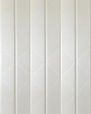 Vanilla datura fabric wall panel