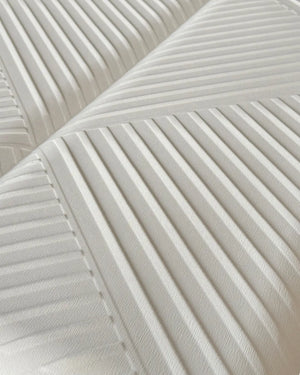 Vanilla datura fabric wall panel