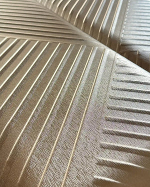 Champagne datura fabric wall panel