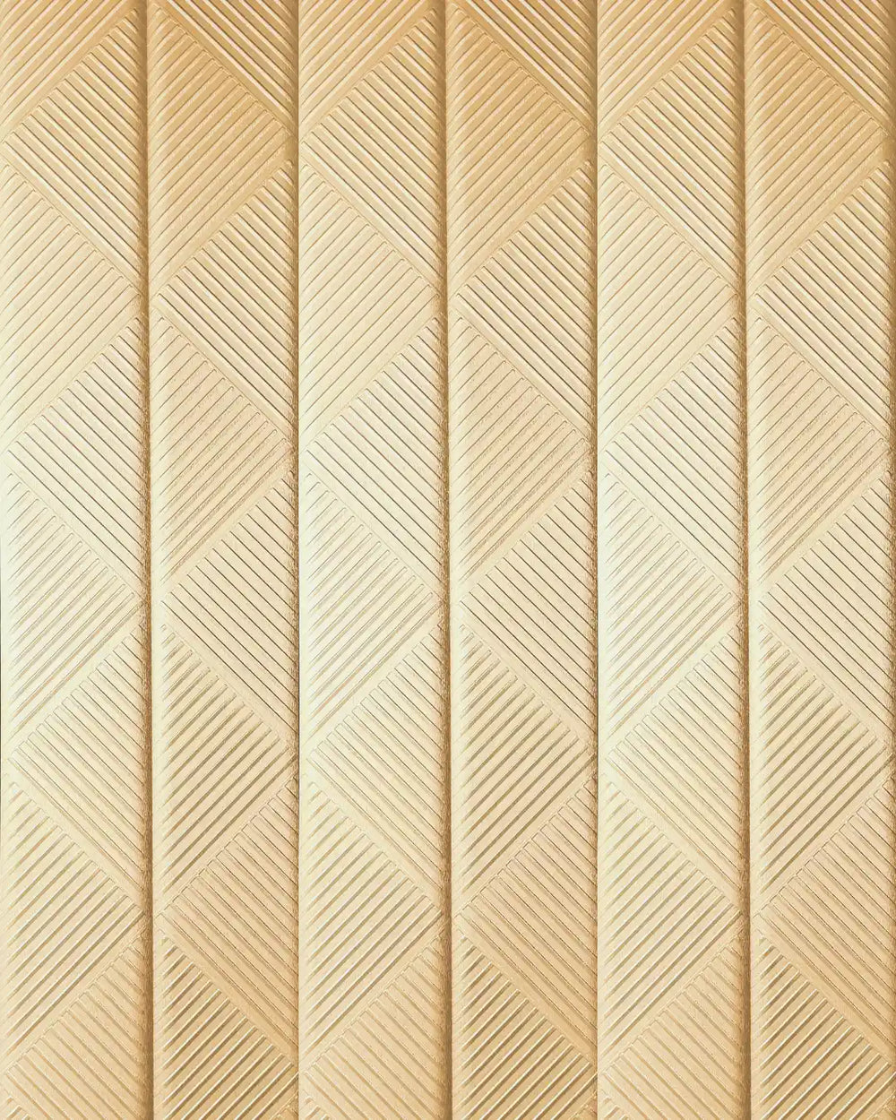Light gold datura fabric wall panel