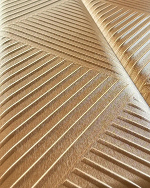 Light gold datura fabric wall panel