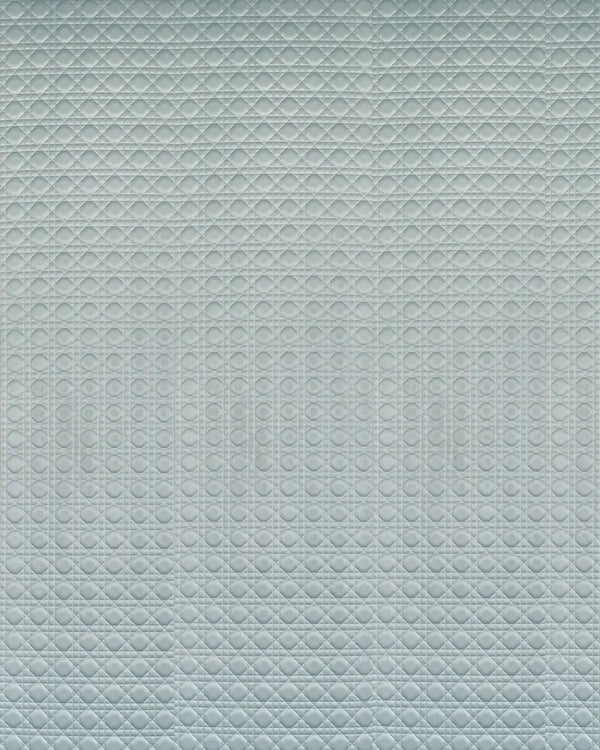 Baby blue dior fabric wall panel
