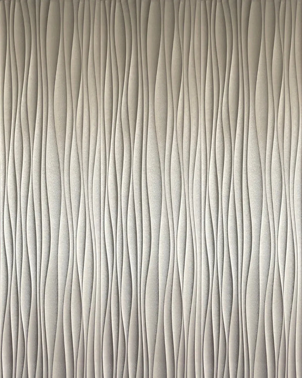 Champagne contour fabric wall panel