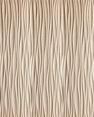 Light gold contour fabric wall panel