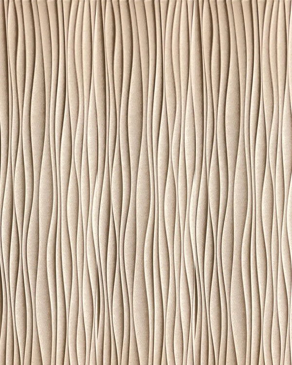 Light gold contour fabric wall panel