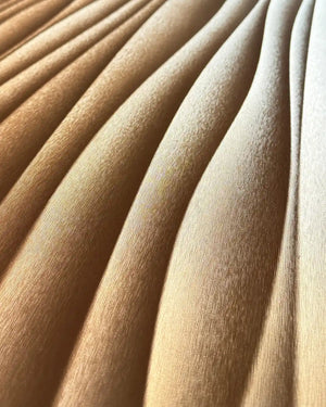 Light gold contour fabric wall panel