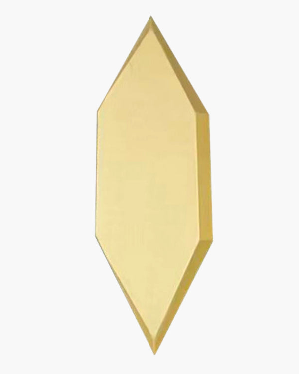 Silk gold epic fabric mosaic wall panel