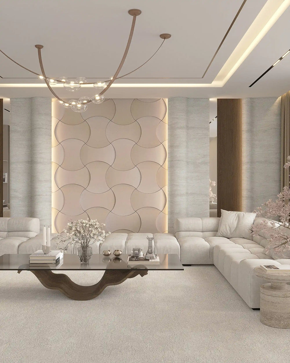 Estelle (Rose Champagne) - Fabric Mosaic