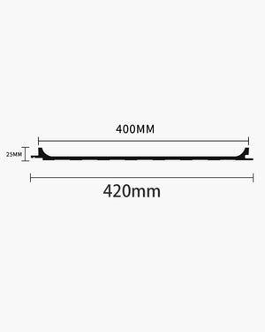 Golden luxe forma archiflute wall panel diagram