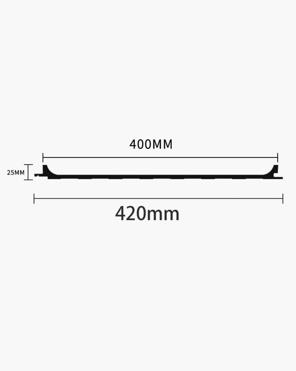 Golden luxe forma archiflute wall panel diagram