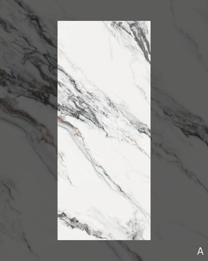 Carrara oro matte finish marble bamboo wall panel
