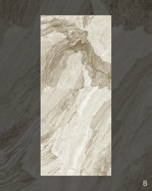 Sahara luxe matte finish marble wall panel