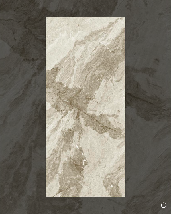 Sahara luxe matte finish marble wall panel