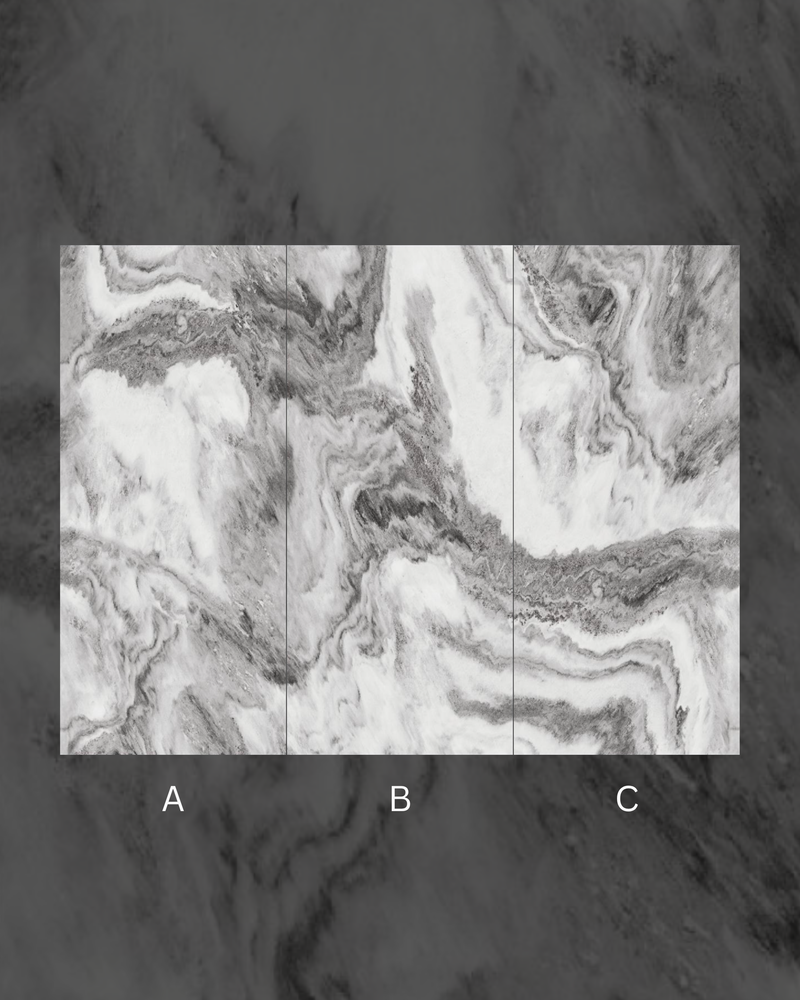 Panda royale matte finish marble wall panel