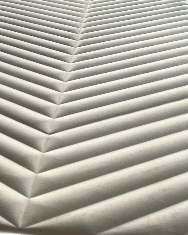 Greige harvest fabric wall panel