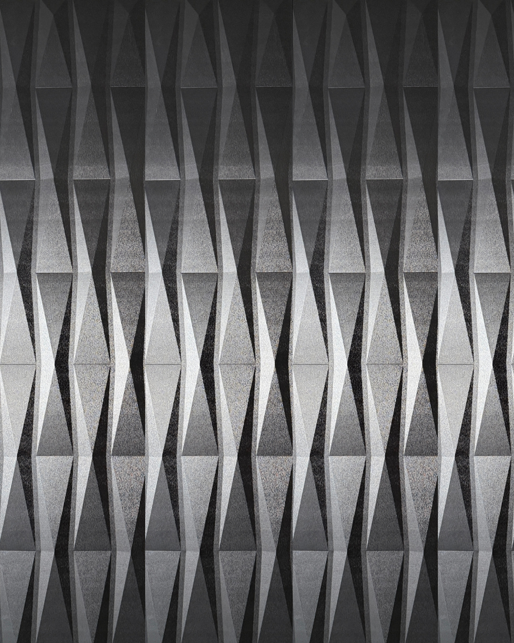Eclipse Ink geometric fabric wall panel
