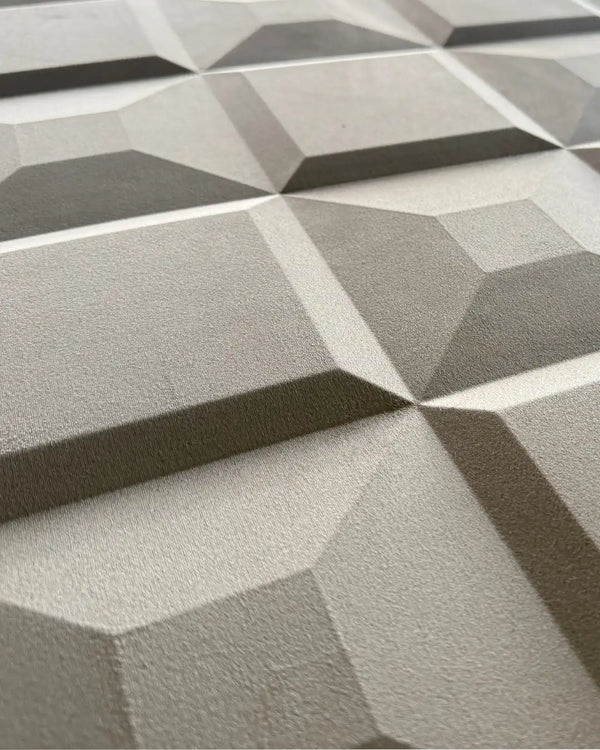 Taupe lusso fabric wall panel