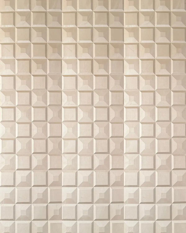 Greige lusso fabric wall panel