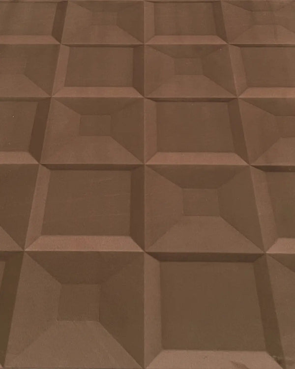 Mocha lusso fabric wall panel