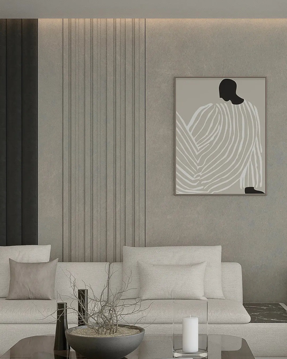 Urban frost quadra archiflute A&B wall panel