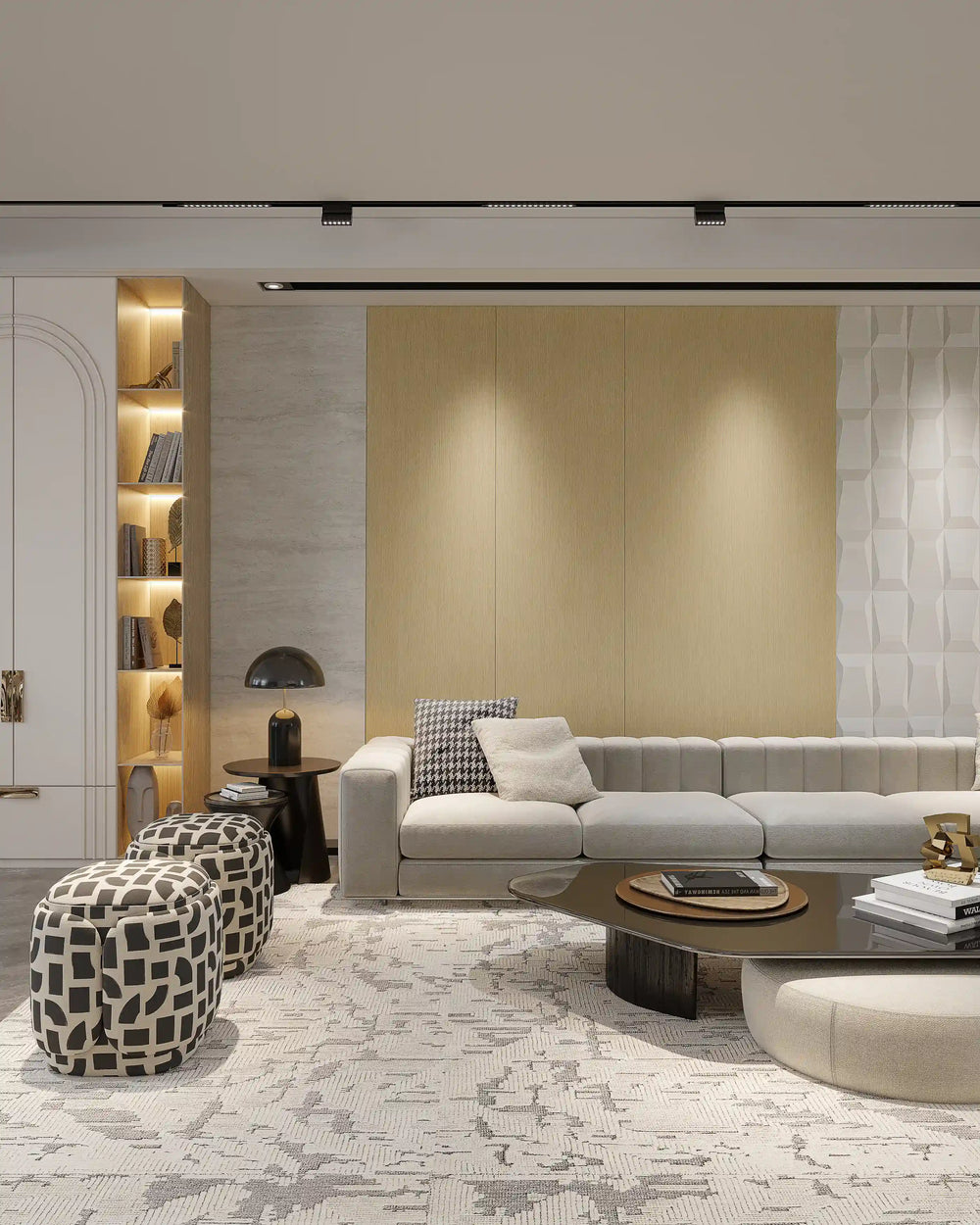 Monaco sand bamboo wall panel