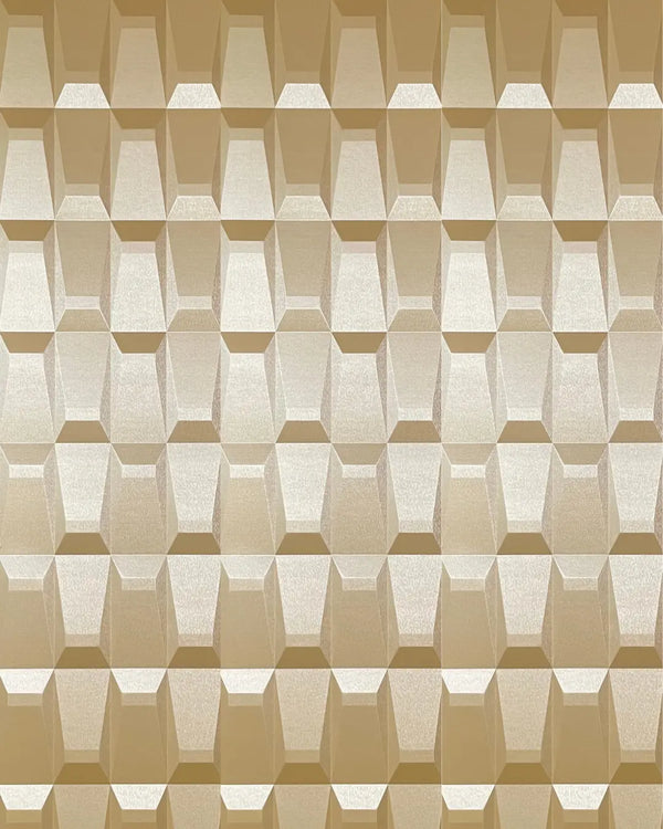 Gold icon fabric wall panel