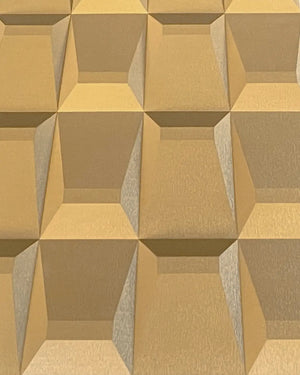 Gold icon fabric wall panel