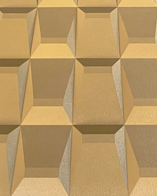 Gold icon fabric wall panel