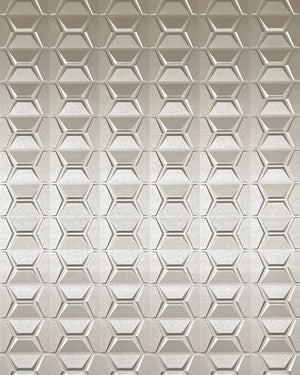 Champagne crest fabric wall panel