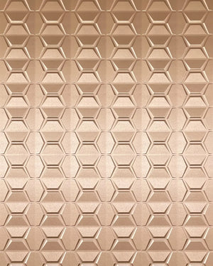 Light gold crest fabric wall panel