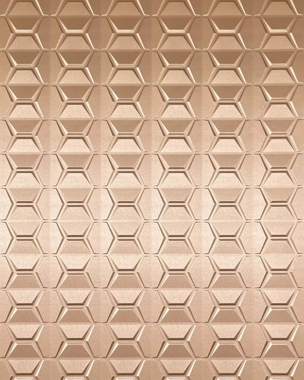 Light gold crest fabric wall panel