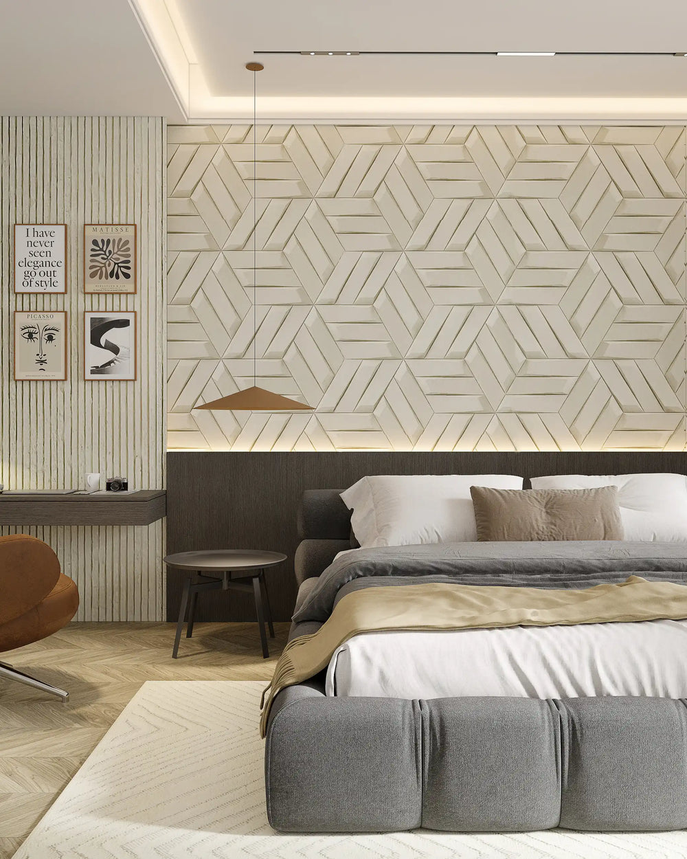 Mosaic Wall Panels with Tile Effect Design