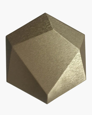 Champagne rocco fabric mosaic wall panel