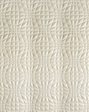 Créme space fabric wall panel