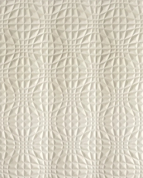 Créme space fabric wall panel