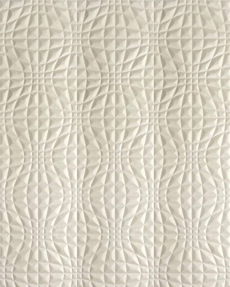 Créme space fabric wall panel