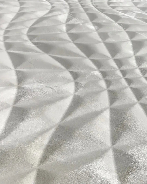 Créme space fabric wall panel