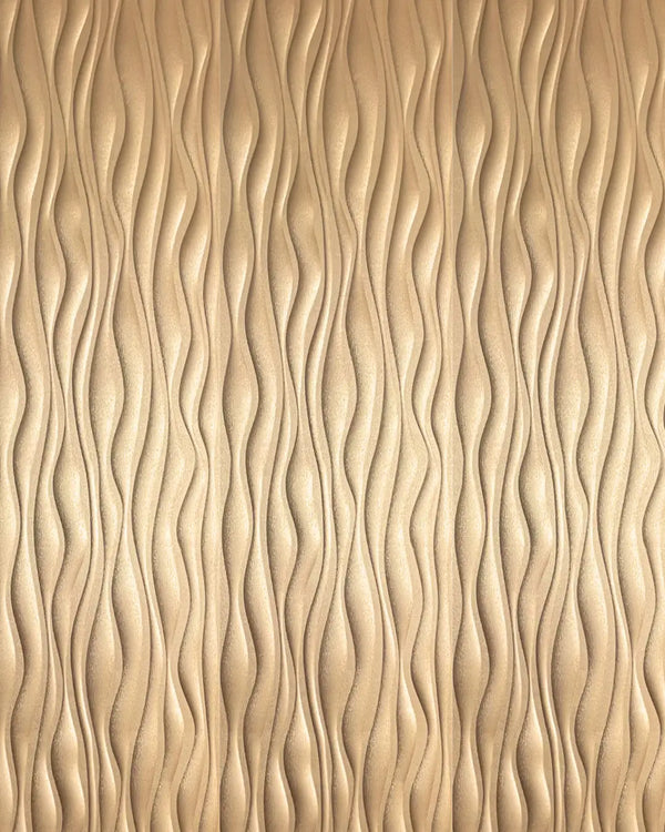 Light gold cosmo fabric wall panel