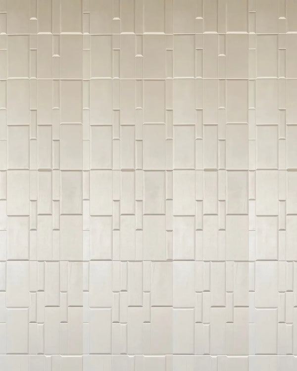 Greige canvas fabric wall panel