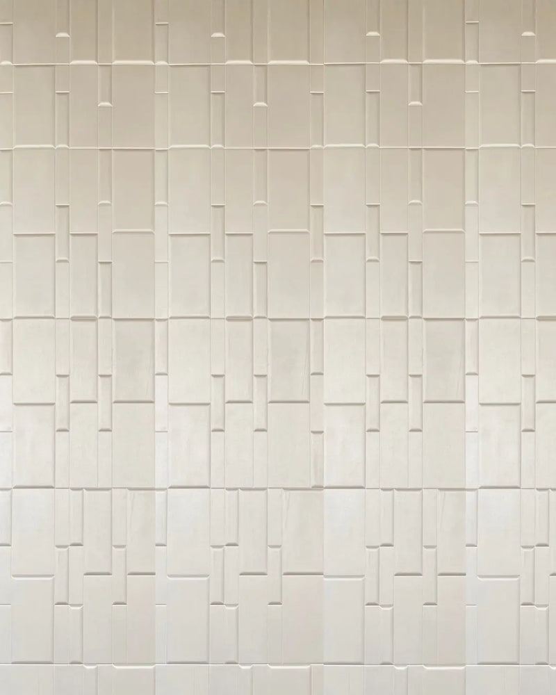 Greige canvas fabric wall panel