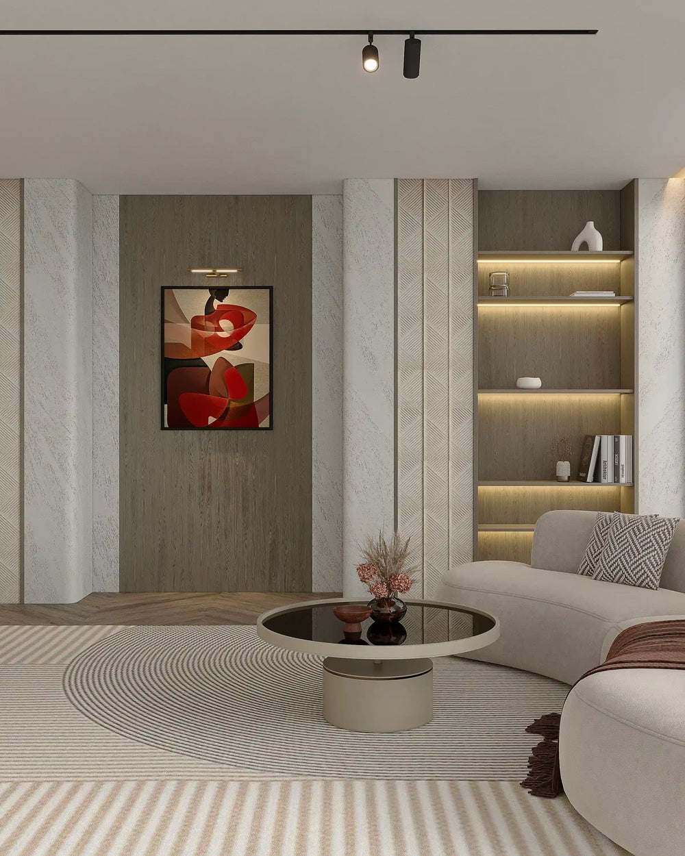 Truffle oak bamboo wall panel
