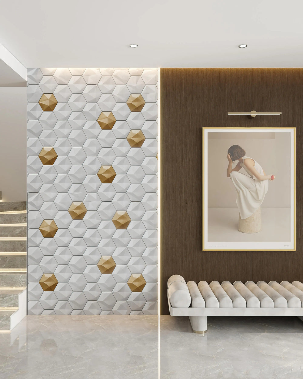 Vera (Vanilla) - Fabric Mosaic