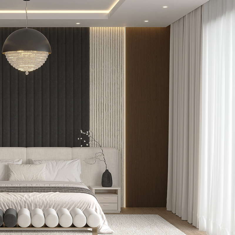 سكوير لاين ستون (بيج) – لوحة حائط ماجيك ستون مرنة